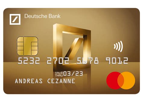 deutsche bank mastercard gold card